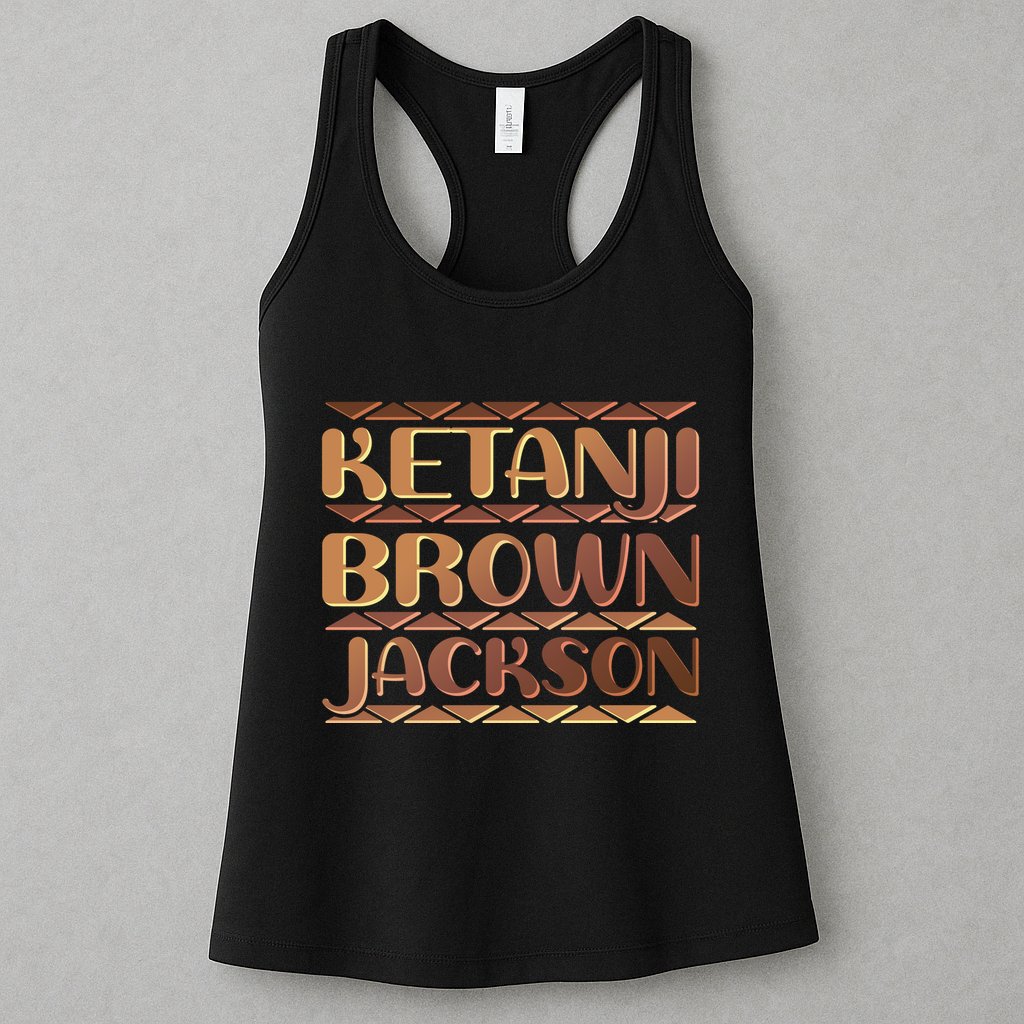 Ketanji Brown Jackson Melanin Colors Supreme Court Justice Womens Tank Top