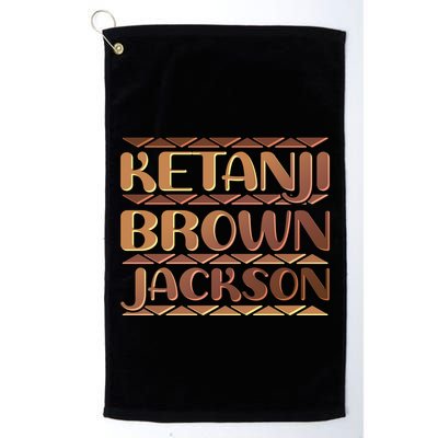 Ketanji Brown Jackson Melanin Colors Supreme Court Justice Golf Towel