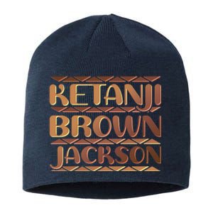 Ketanji Brown Jackson Melanin Colors Supreme Court Justice Sustainable Beanie