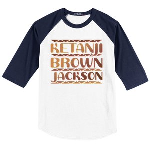 Ketanji Brown Jackson Melanin Colors Supreme Court Justice Baseball Sleeve Shirt