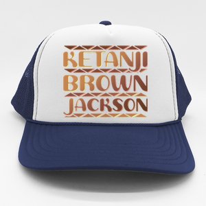 Ketanji Brown Jackson Melanin Colors Supreme Court Justice Trucker Hat