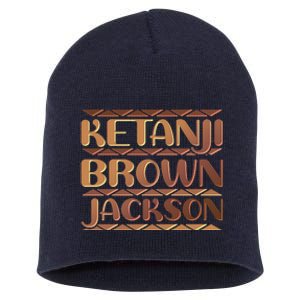 Ketanji Brown Jackson Melanin Colors Supreme Court Justice Short Acrylic Beanie