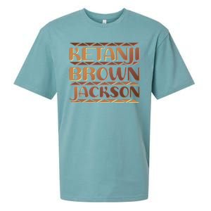 Ketanji Brown Jackson Melanin Colors Supreme Court Justice Sueded Cloud Jersey T-Shirt