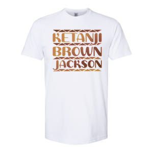 Ketanji Brown Jackson Melanin Colors Supreme Court Justice Softstyle CVC T-Shirt