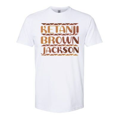 Ketanji Brown Jackson Melanin Colors Supreme Court Justice Softstyle CVC T-Shirt