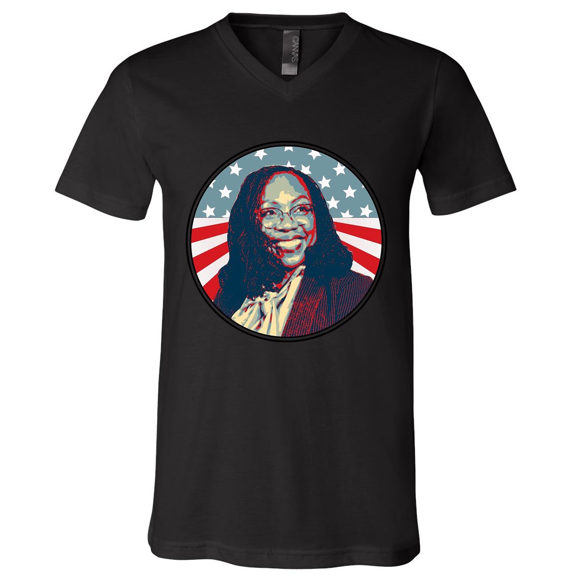 Ketanji Brown Jackson USA Vintage V-Neck T-Shirt