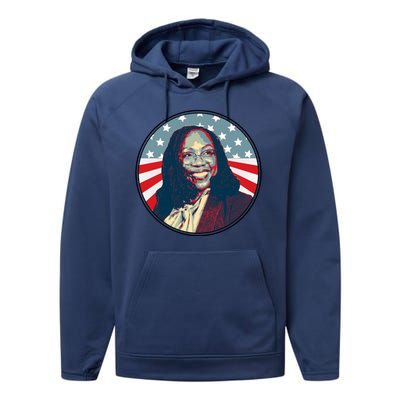 Ketanji Brown Jackson USA Vintage Performance Fleece Hoodie