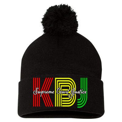 Ketanji Brown Jackson Supreme Justice Court 1st Black Woman Pom Pom 12in Knit Beanie