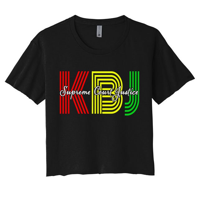 Ketanji Brown Jackson Supreme Justice Court 1st Black Woman Crop Top