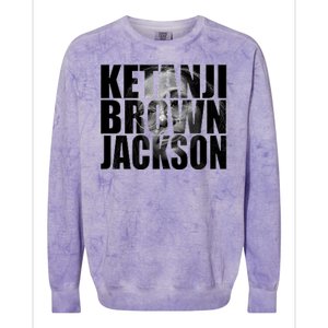 Ketanji Brown Jackson Supreme Court Justice Colorblast Crewneck Sweatshirt