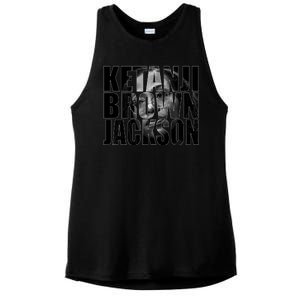 Ketanji Brown Jackson Supreme Court Justice Ladies PosiCharge Tri-Blend Wicking Tank