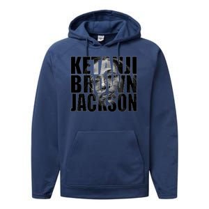 Ketanji Brown Jackson Supreme Court Justice Performance Fleece Hoodie