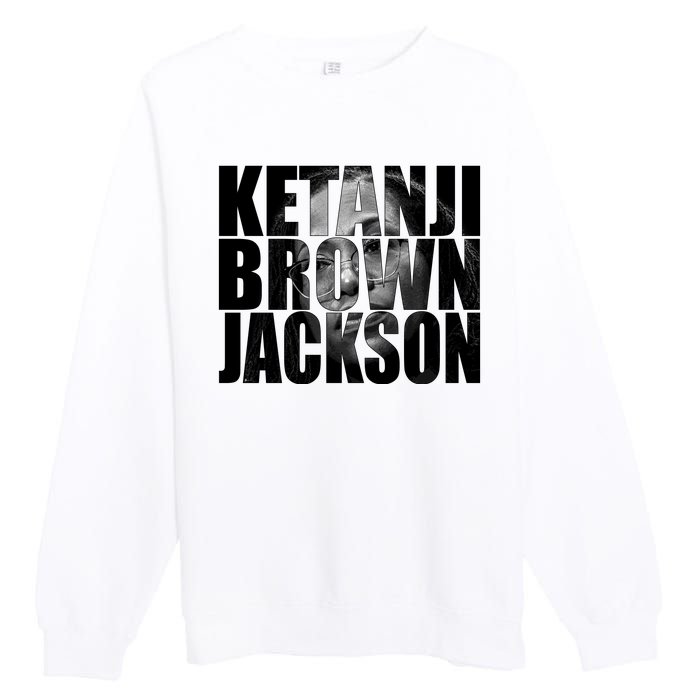 Ketanji Brown Jackson Supreme Court Justice Premium Crewneck Sweatshirt