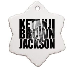 Ketanji Brown Jackson Supreme Court Justice Ceramic Star Ornament