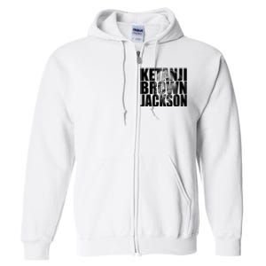 Ketanji Brown Jackson Supreme Court Justice Full Zip Hoodie