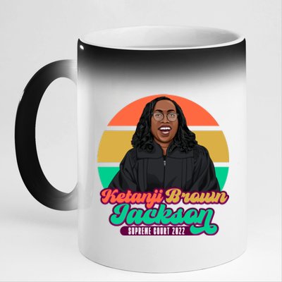 Kentanji Brown Jackson Supreme Court 2022 Notorious KBJ 11oz Black Color Changing Mug