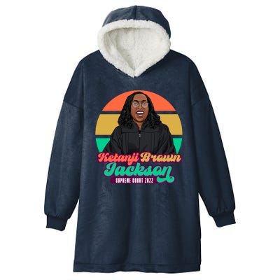 Kentanji Brown Jackson Supreme Court 2022 Notorious KBJ Hooded Wearable Blanket