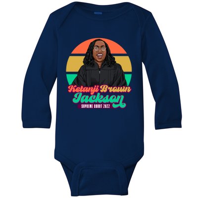 Kentanji Brown Jackson Supreme Court 2022 Notorious KBJ Baby Long Sleeve Bodysuit