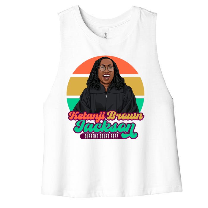 Kentanji Brown Jackson Supreme Court 2022 Notorious KBJ Women's Racerback Cropped Tank