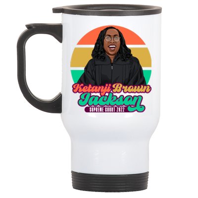 Kentanji Brown Jackson Supreme Court 2022 Notorious KBJ Stainless Steel Travel Mug