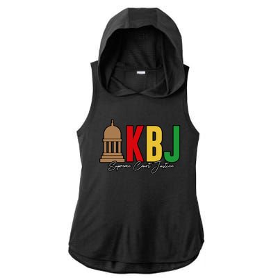 Kentanji Brown Jackson Supreme Court 2022 Notorious KBJ Ladies PosiCharge Tri-Blend Wicking Draft Hoodie Tank