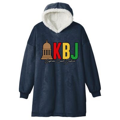 Kentanji Brown Jackson Supreme Court 2022 Notorious KBJ Hooded Wearable Blanket