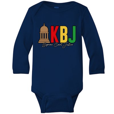 Kentanji Brown Jackson Supreme Court 2022 Notorious KBJ Baby Long Sleeve Bodysuit