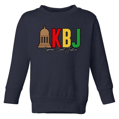 Kentanji Brown Jackson Supreme Court 2022 Notorious KBJ Toddler Sweatshirt