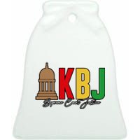 Kentanji Brown Jackson Supreme Court 2022 Notorious KBJ Ceramic Bell Ornament