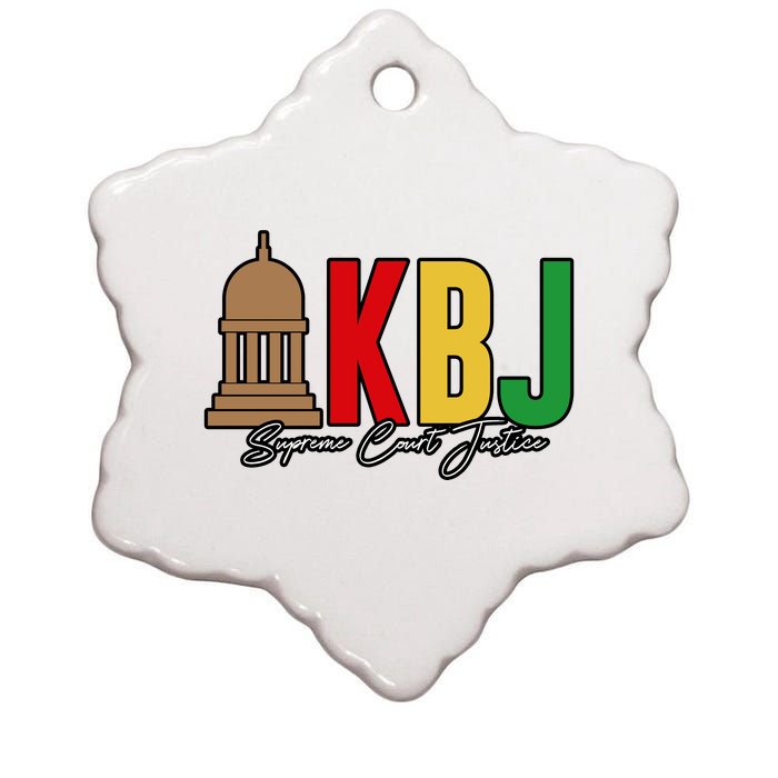 Kentanji Brown Jackson Supreme Court 2022 Notorious KBJ Ceramic Star Ornament