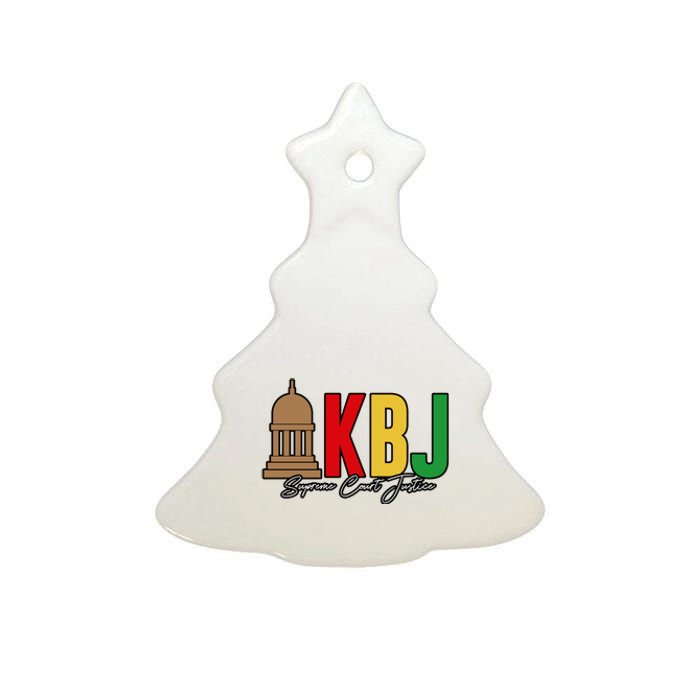 Kentanji Brown Jackson Supreme Court 2022 Notorious KBJ Ceramic Tree Ornament