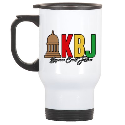 Kentanji Brown Jackson Supreme Court 2022 Notorious KBJ Stainless Steel Travel Mug