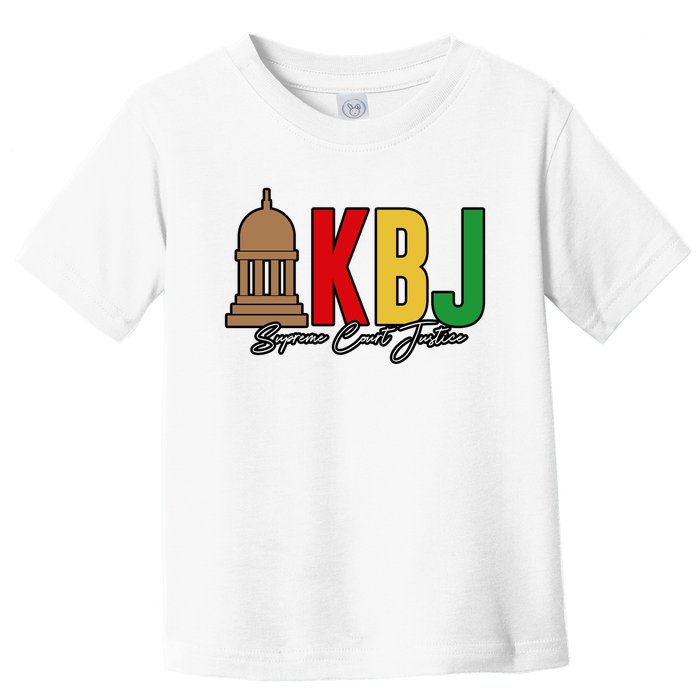 Kentanji Brown Jackson Supreme Court 2022 Notorious KBJ Toddler T-Shirt