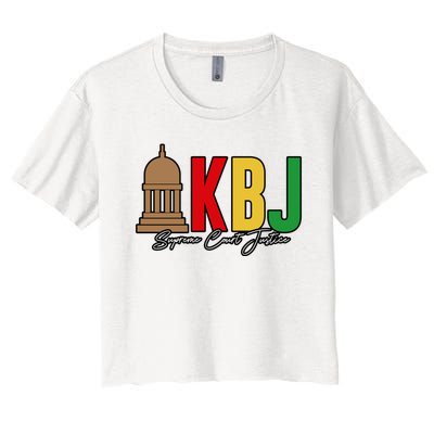 Kentanji Brown Jackson Supreme Court 2022 Notorious KBJ Women's Crop Top Tee