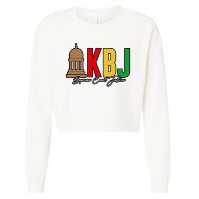 Kentanji Brown Jackson Supreme Court 2022 Notorious KBJ Cropped Pullover Crew