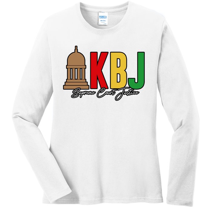 Kentanji Brown Jackson Supreme Court 2022 Notorious KBJ Ladies Long Sleeve Shirt