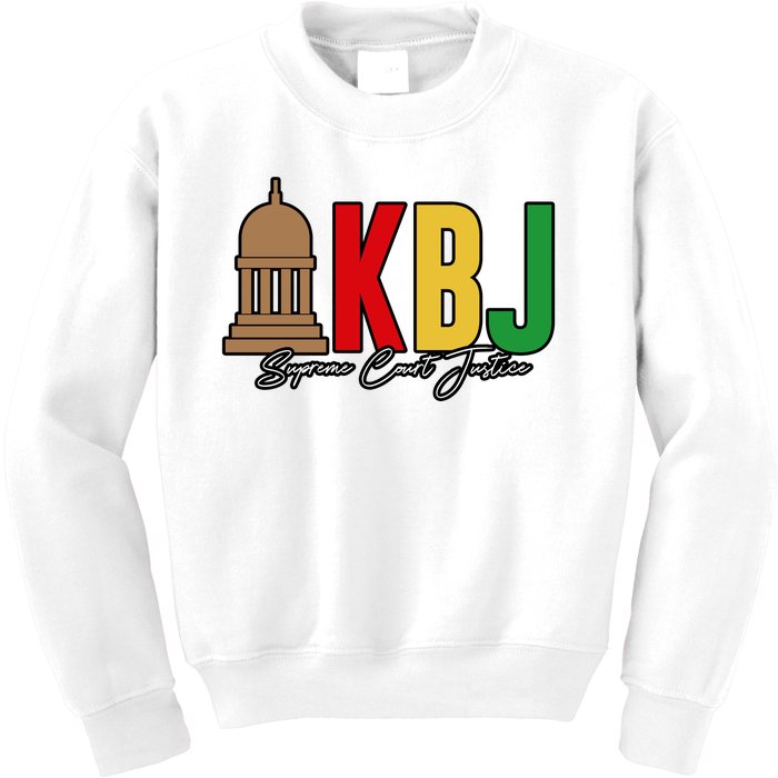 Kentanji Brown Jackson Supreme Court 2022 Notorious KBJ Kids Sweatshirt