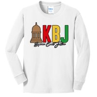 Kentanji Brown Jackson Supreme Court 2022 Notorious KBJ Kids Long Sleeve Shirt