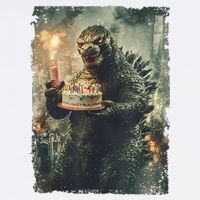 Kaiju Birthday Japan Monster Movie Bday Party Japanese Cooling Performance Crew T-Shirt