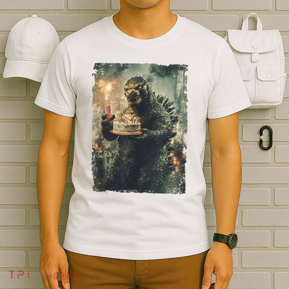 Kaiju Birthday Japan Monster Movie Bday Party Japanese T-Shirt