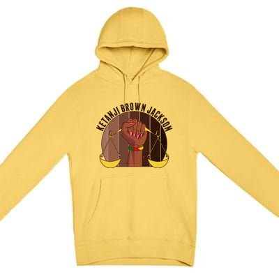 Ketanji Brown Jackson Supreme Court Justice Premium Pullover Hoodie