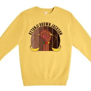 Ketanji Brown Jackson Supreme Court Justice Premium Crewneck Sweatshirt