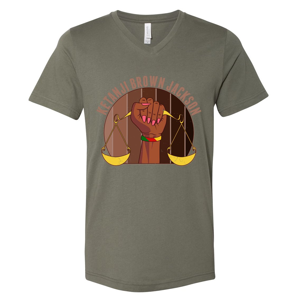 Ketanji Brown Jackson Supreme Court Justice V-Neck T-Shirt