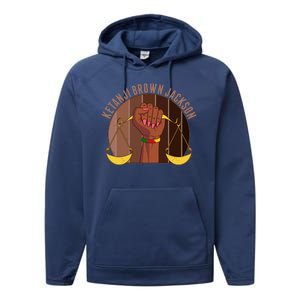 Ketanji Brown Jackson Supreme Court Justice Performance Fleece Hoodie