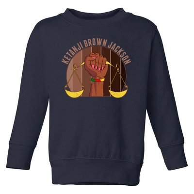 Ketanji Brown Jackson Supreme Court Justice Toddler Sweatshirt