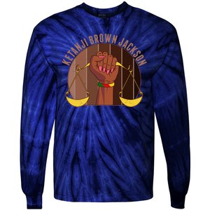 Ketanji Brown Jackson Supreme Court Justice Tie-Dye Long Sleeve Shirt