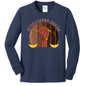 Ketanji Brown Jackson Supreme Court Justice Kids Long Sleeve Shirt