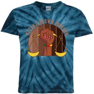 Ketanji Brown Jackson Supreme Court Justice Kids Tie-Dye T-Shirt