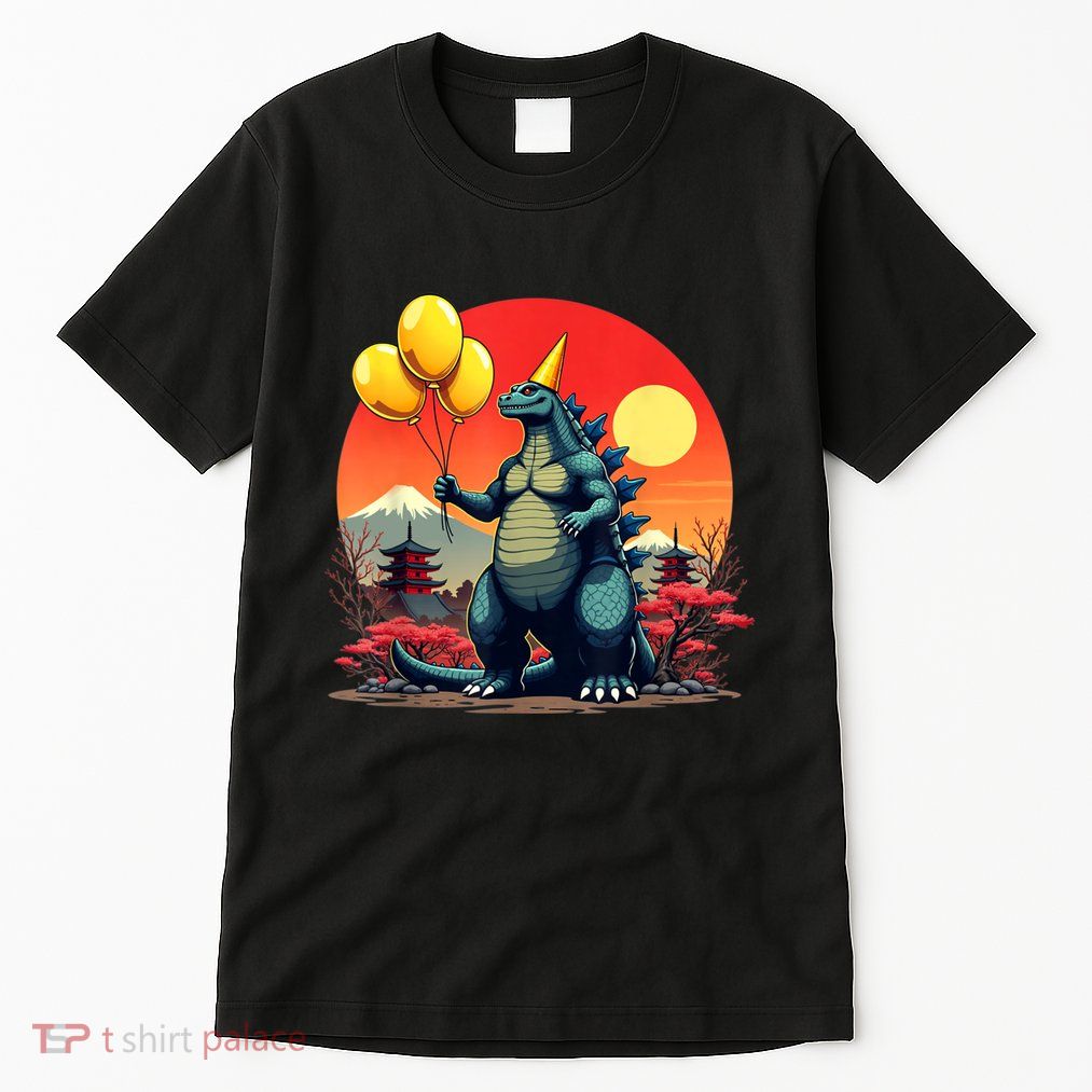 Kaiju Birthday Japan Monster Movie Bday Party Decorations Tall T-Shirt