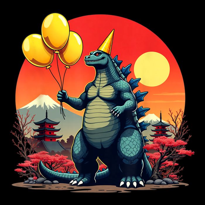 Kaiju Birthday Japan Monster Movie Bday Party Decorations Womens Tank Top